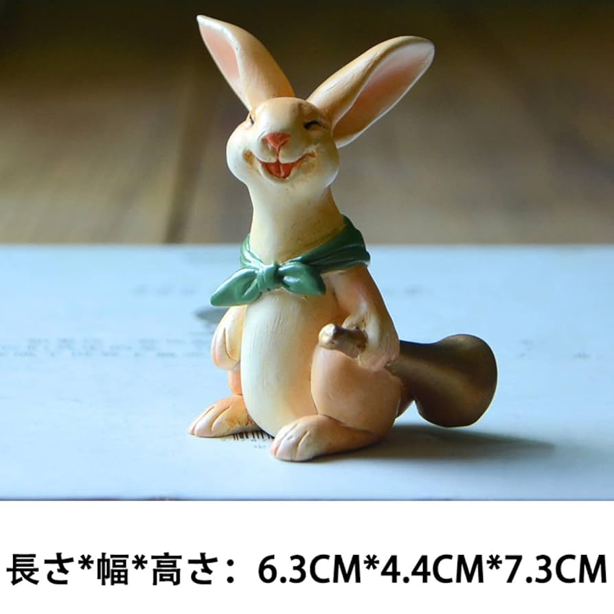モフモフうさぎ　北欧ヴィンテージ 茶色のファー モフモフうさぎ 北欧ヴィンテージ 茶色のファー